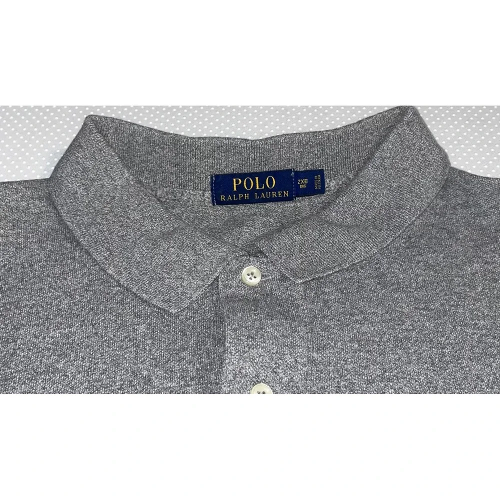 Polo Ralph Lauren Polo Shirt Classic Fit Casual Gray Mens 2XB‎